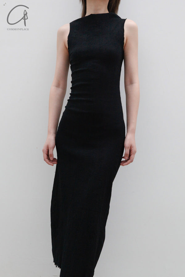 marc le bihan sleeveless dress 21967 E23 black